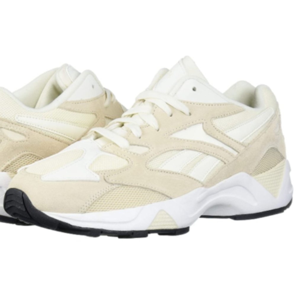 Reebok Men's AZTREK 96 Sneaker | Paper White/Chalk/Black | 13 M US